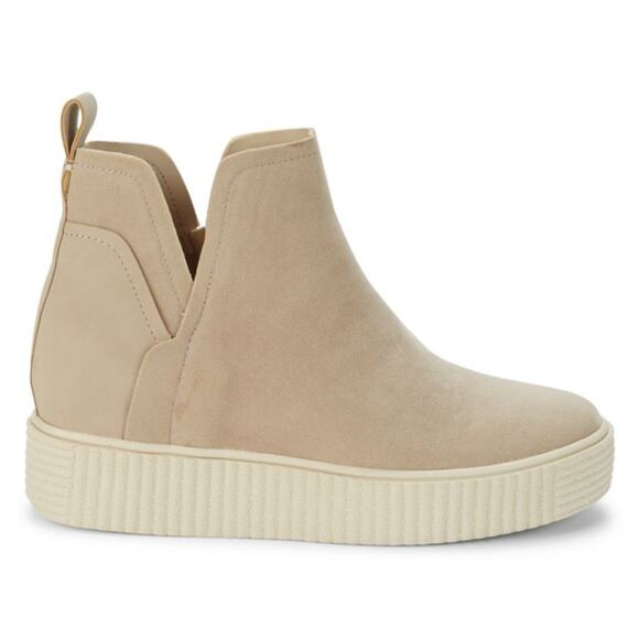 DOLCE VITA Size 8 Corrie Suede High-Top Wedge Heel Sneakers NIB - Picture 1 of 8